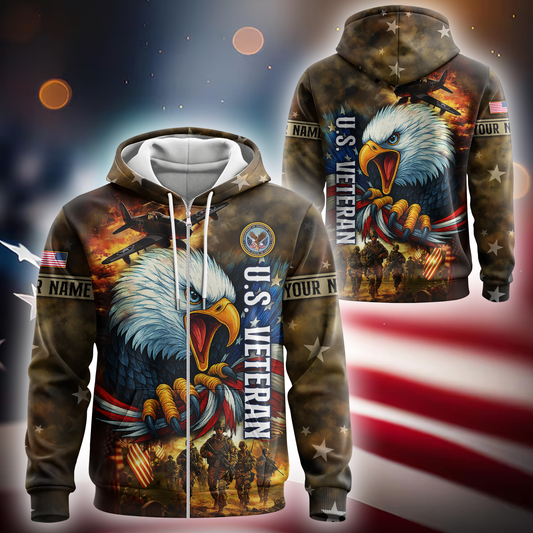 U.S. Coast Guard Eagle Hoodie | Patriotic Gift