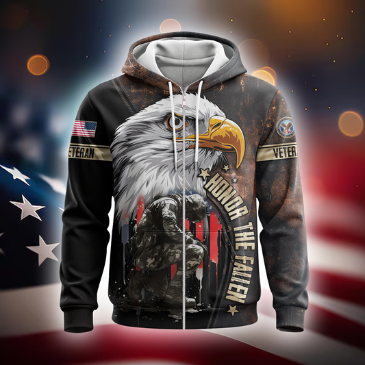 U.S. Coast Guard Eagle Hoodie MH2528 | Patriotic Gift